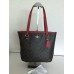 COACH 34603 ZIP TOP TOTE IN SIGNATURE